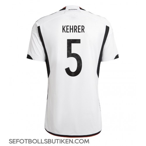Tyskland Thilo Kehrer #5 Replika Hemma matchkläder VM 2022 Korta ärmar